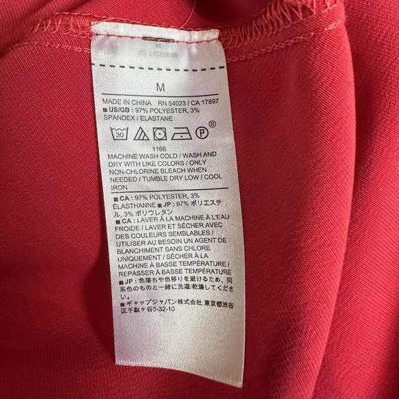 Banana Republic Factory Silky Cowl-Neck Camisole Salmon #742574 Size M EUC - Picture 9 of 12